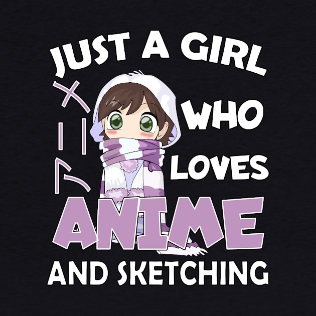 Just a Girl Who Loves anime and sketching by Boba Art Store